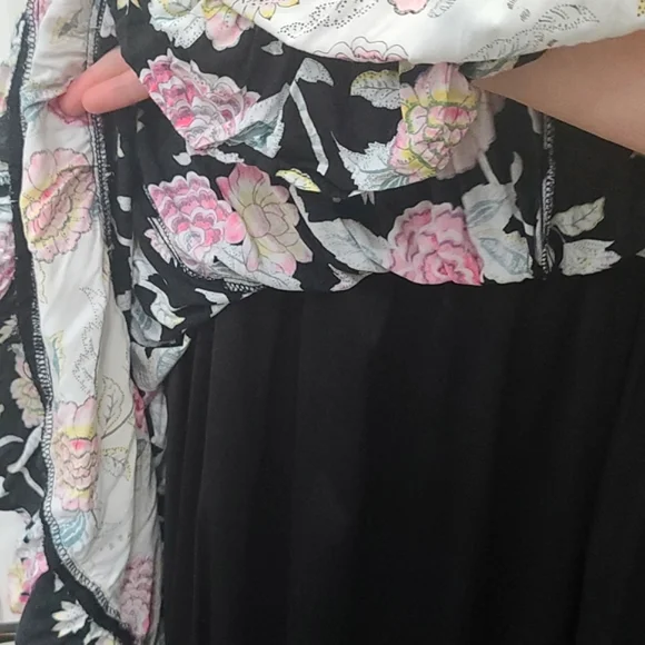 Torrid Floral Challis Midi Dress - Picture 6 of 7